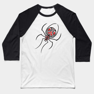 Tattoo / Tribal Art Spider Baseball T-Shirt